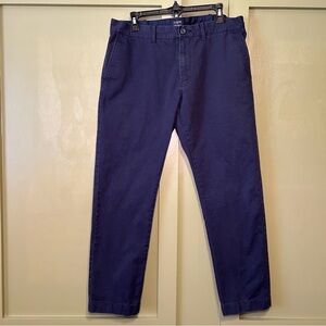 J. Crew The Driggs Navy Chino Pants 34x30